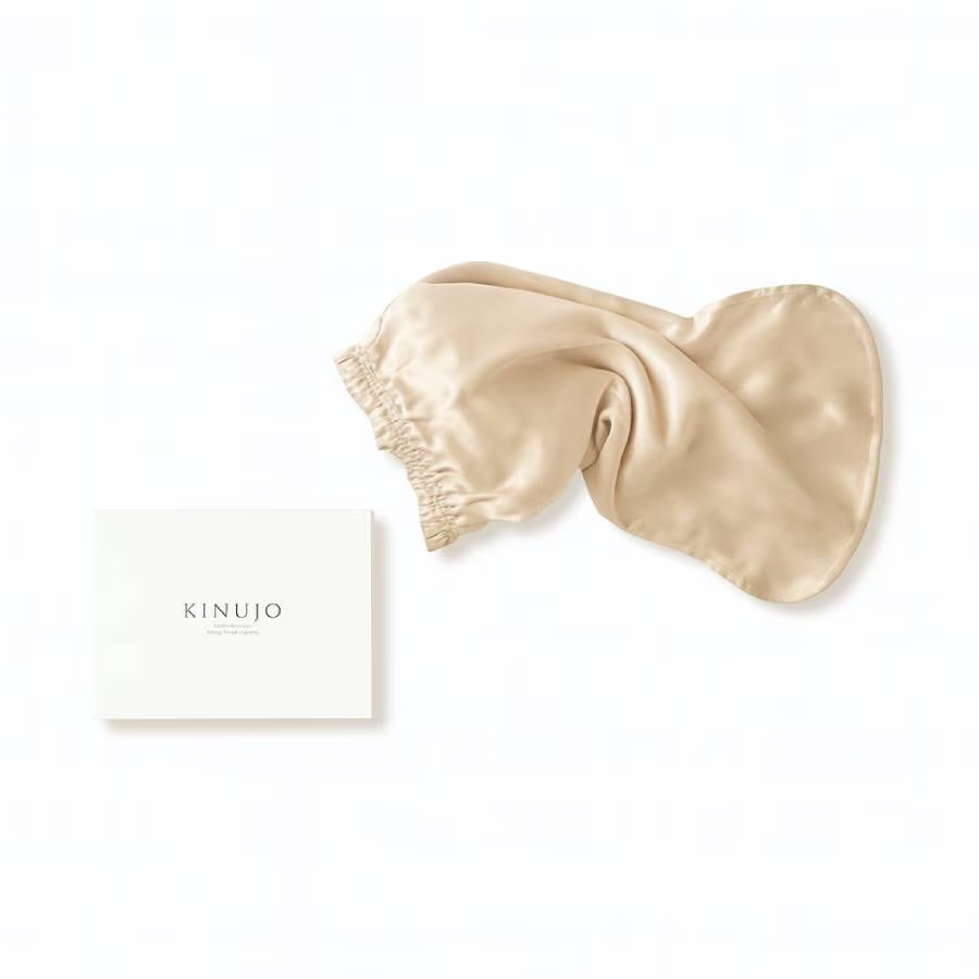 KINUJO キヌージョ シルクリッチ ナイトキャップ シャンパンゴールド SRN001