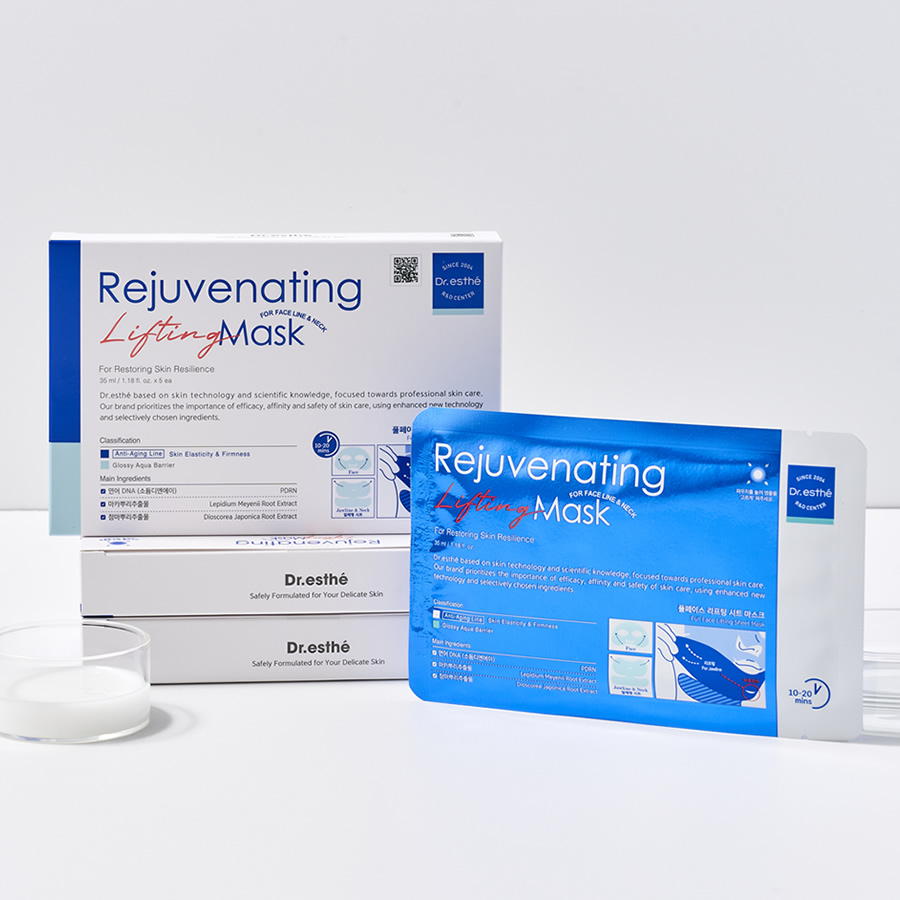 Dr.esthe REPAIR LINE D.E リジュビネイティングシートマスク 35ml×5枚入