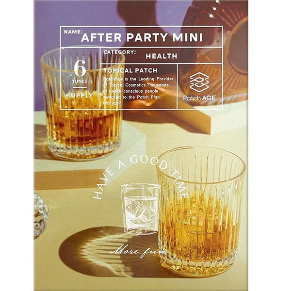 【取寄せ】PatchAGE AFTER PARTY MINI パッチエイジ アフターパーティー ミニ(6パッチ)