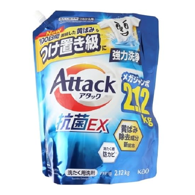 花王 アタック 抗菌EX 詰替え 2120g 70回分