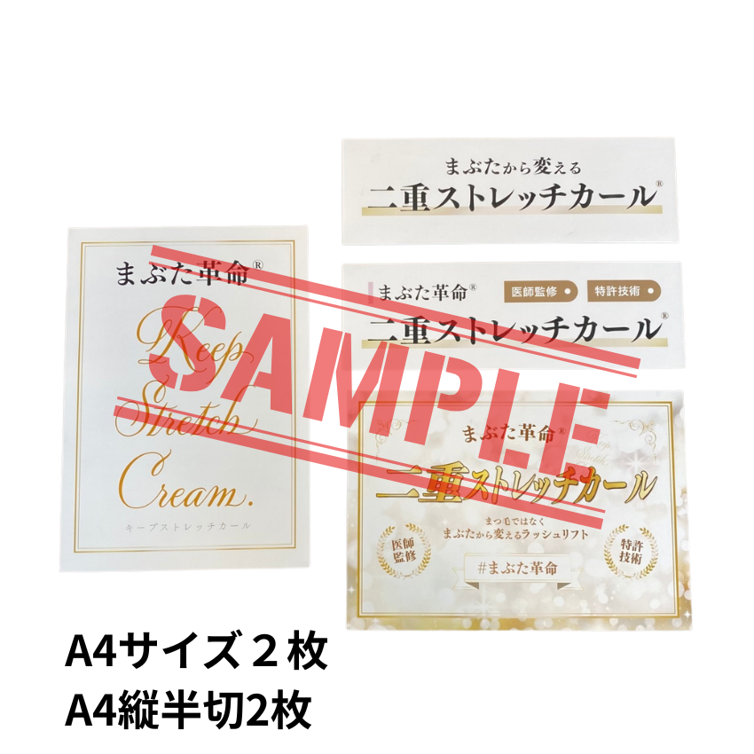 COCO LASH 二重ストレッチカール パネル4種