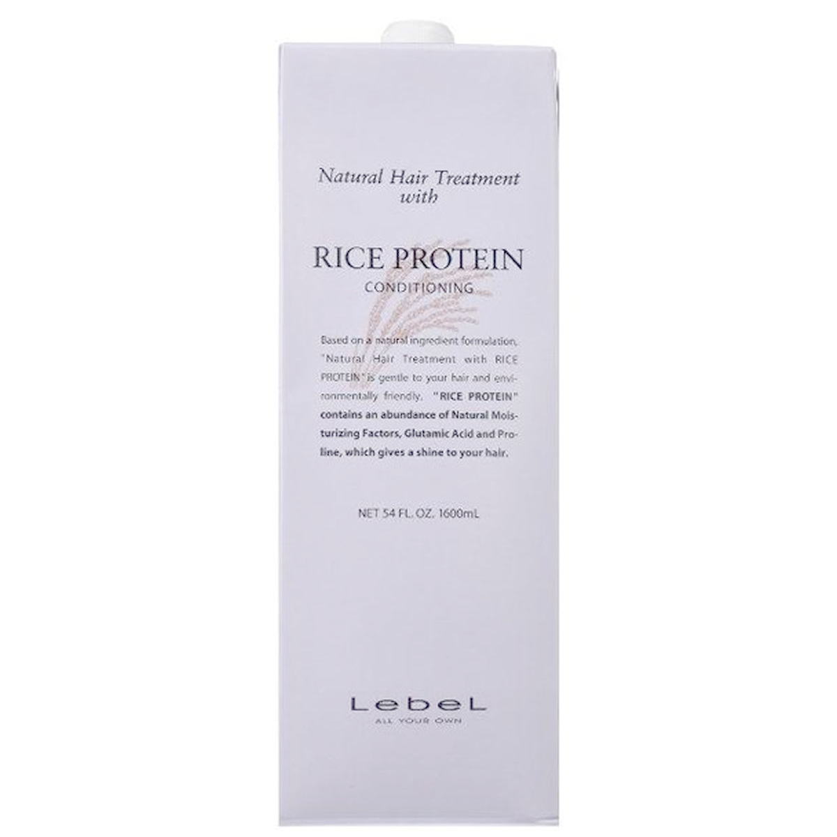 LebeL ルベル ナチュラルヘアトリートメント RP ライスプロテイン 1600ml