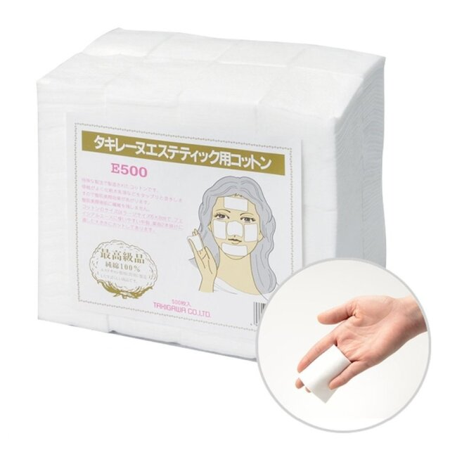 E-500 エステティック用コットン(6×8cm)