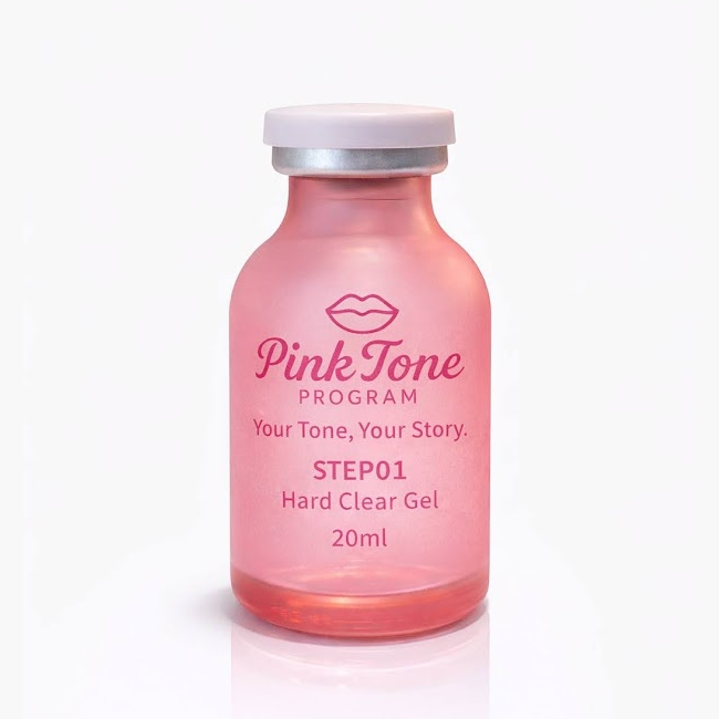 Pink Tone STEP01 Hard Clear Gel(ハード クリアジェル) 20ml 業務用