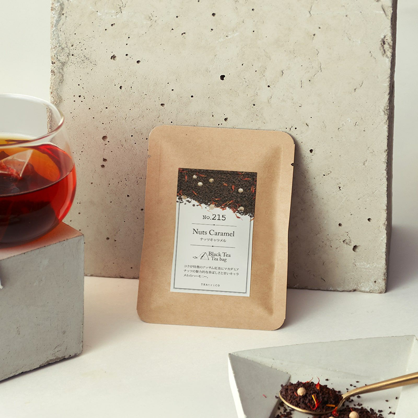 TEAtriCO お試しBlack tea ナッツキャラメル 2.5gTB×10個入