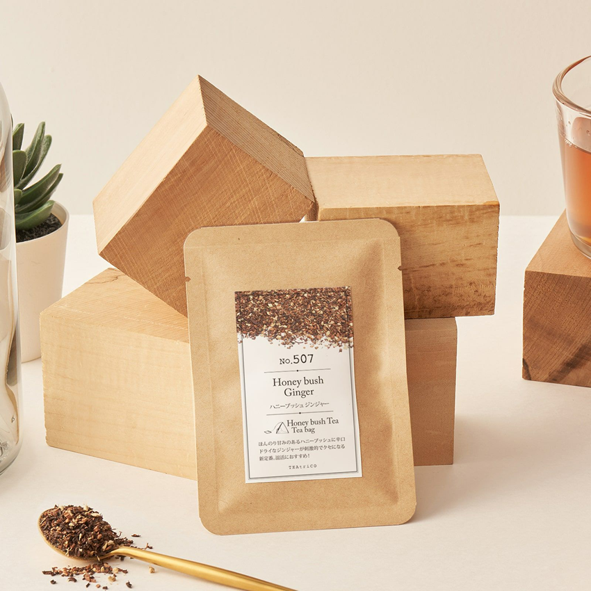 TEAtriCO お試しWellness tea ハニーブッシュジンジャー 2.5gTB×10個入
