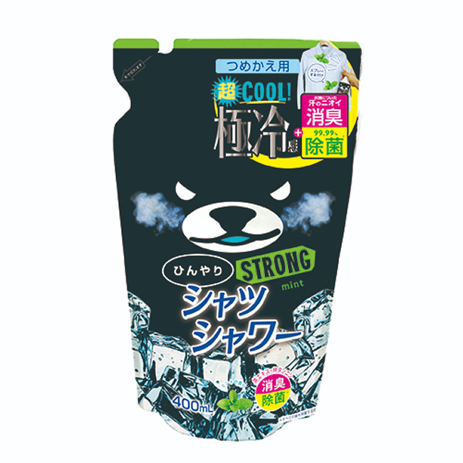 ひんやり シャツシャワー ストロングミント 詰替用 400ml