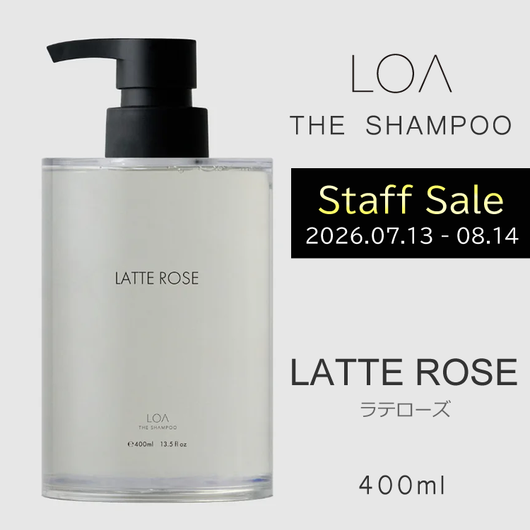 【予約受付】★スタ販★LOA THE SHAMPOO ラテローズ 400ml